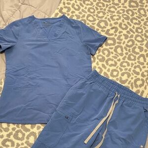 Ceil Blue Scrub Set